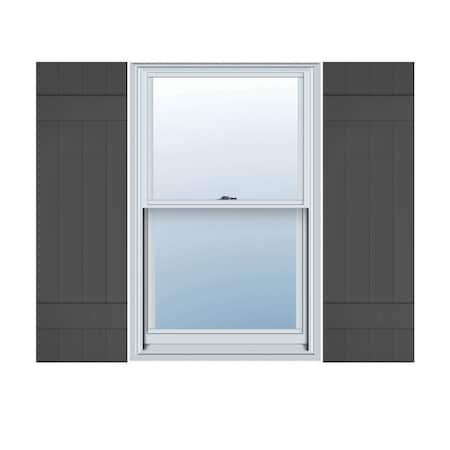 Ekena Millwork Builders Edge, Standard Four Board Joined (2 Batten), Board-n-Batten Shutters, 80140051018, PR 080140051018